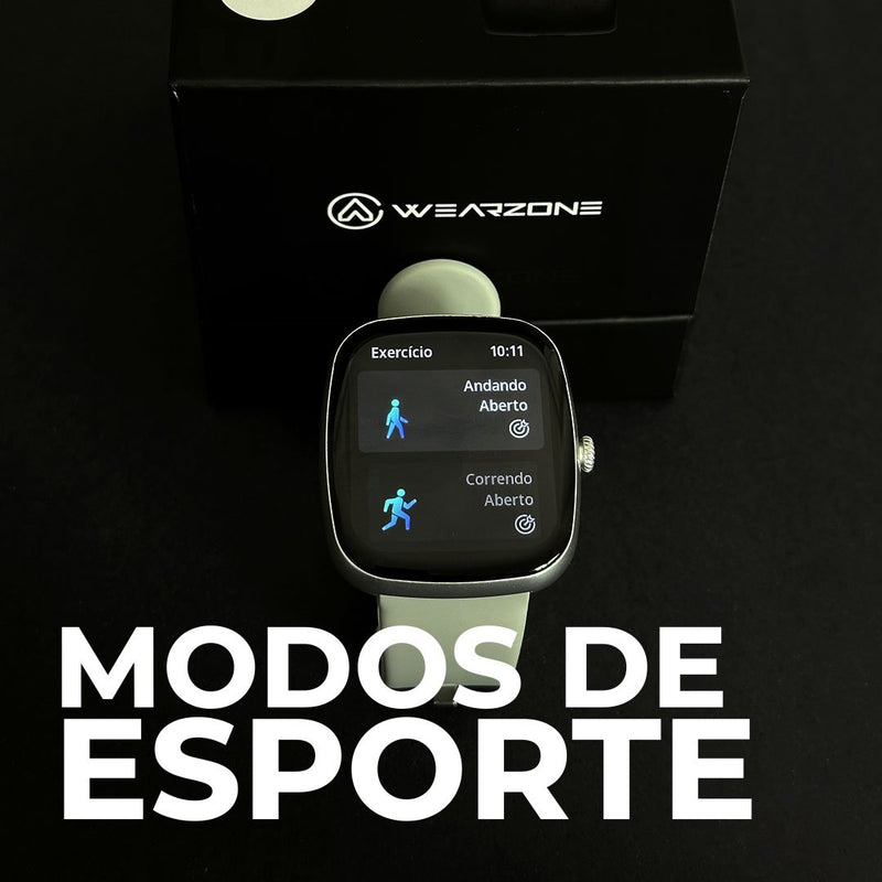 EASY SMARTWATCH A PROVA D'ÁGUA 1 ATM| BATERIA DE LONGA DURAÇÃO