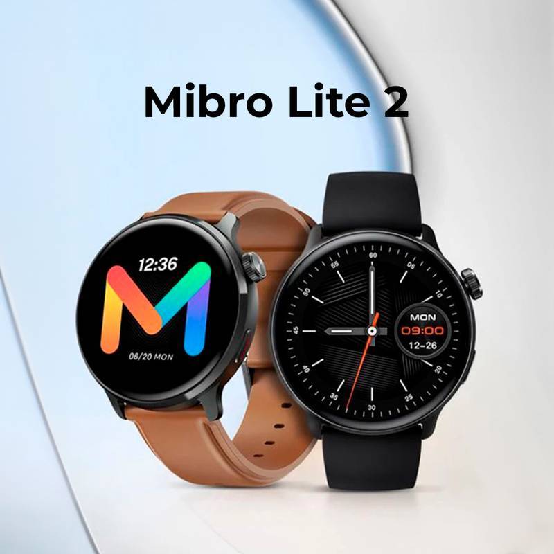 Mibro Lite 2 | Tela Amoled | 2ATM | Duas Pulseiras