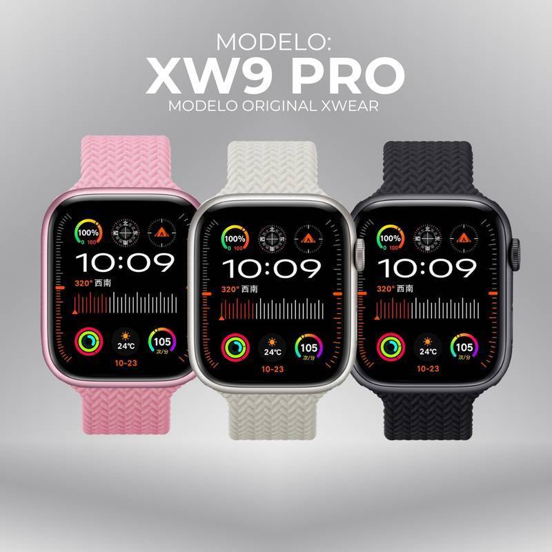 Xw9 Pro 45mm - Tradicional Com Tela Amoled E Cpu Dual Core + Função Dois Gestos