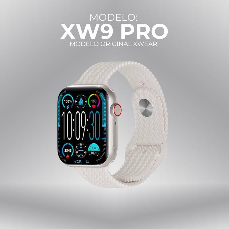 Xw9 Pro 45mm - Tradicional Com Tela Amoled E Cpu Dual Core + Função Dois Gestos