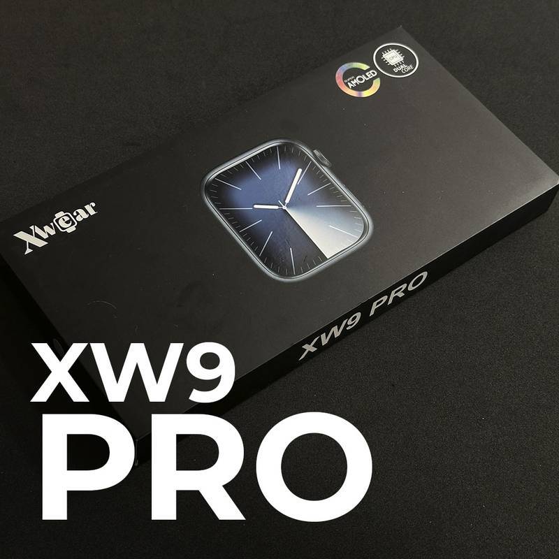 Xw9 Pro 45mm - Tradicional Com Tela Amoled E Cpu Dual Core + Função Dois Gestos