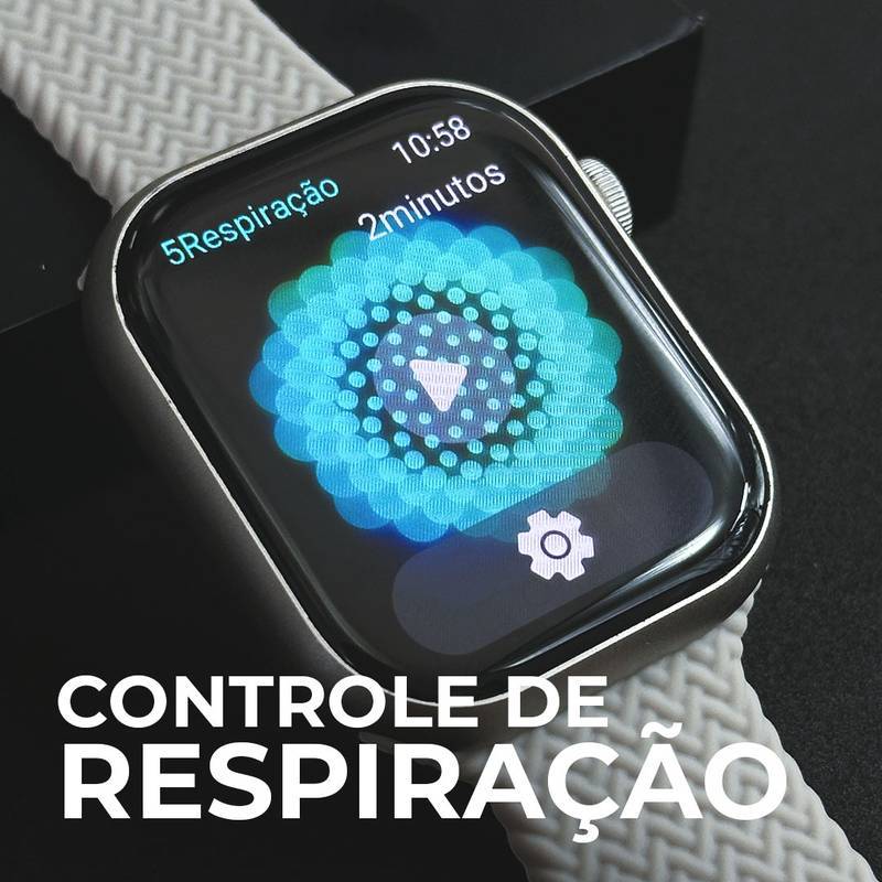 Xw9 Pro 45mm - Tradicional Com Tela Amoled E Cpu Dual Core + Função Dois Gestos