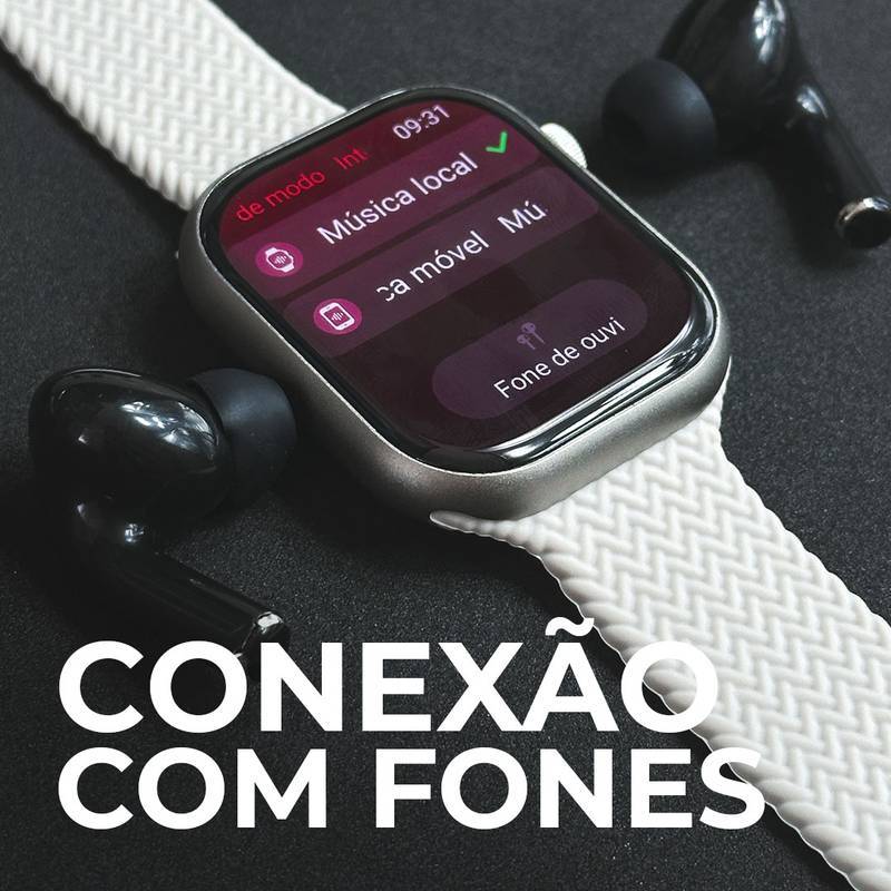 Xw9 Pro 45mm - Tradicional Com Tela Amoled E Cpu Dual Core + Função Dois Gestos