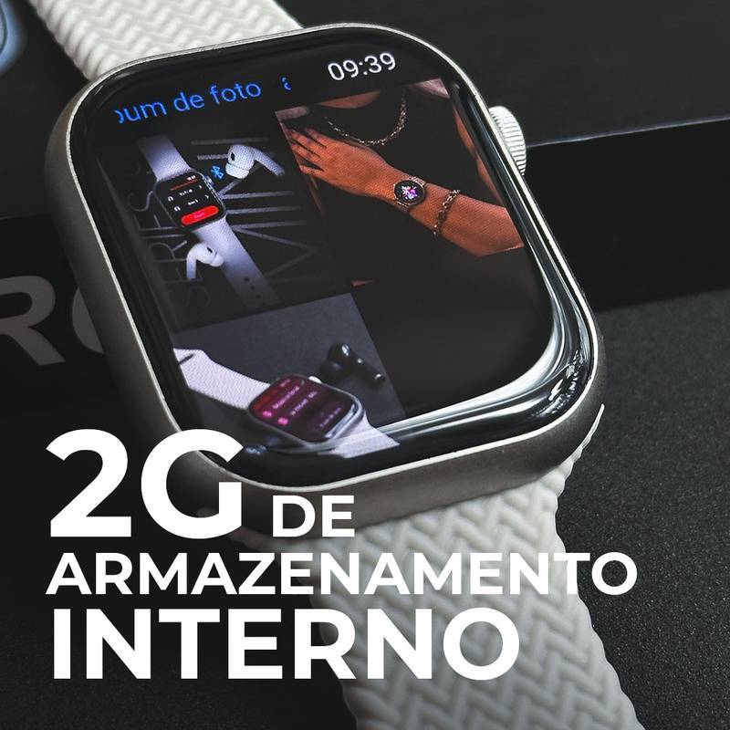 Xw9 Pro 45mm - Tradicional Com Tela Amoled E Cpu Dual Core + Função Dois Gestos