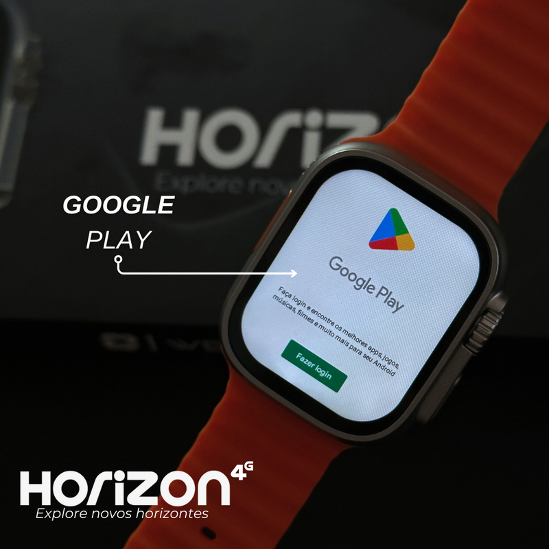 WearZone Horizon | Celular de Pulso 4G | 2Gb de Ram e 16Gb de Armazenamento